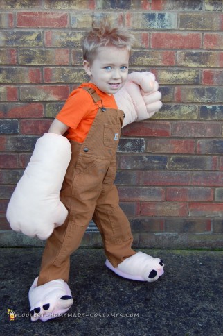 Homemade Wreck-It Ralph Family Costumes