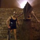 Pyramid Head and Claudia Wolf Couple Costume