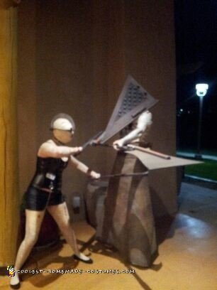 Pyramid Head and Claudia Wolf Couple Costume