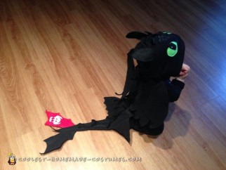DIY How to Train Your Dragon Toothless Baby Costume for $12