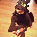 DIY How to Train Your Dragon Toothless Baby Costume for $12