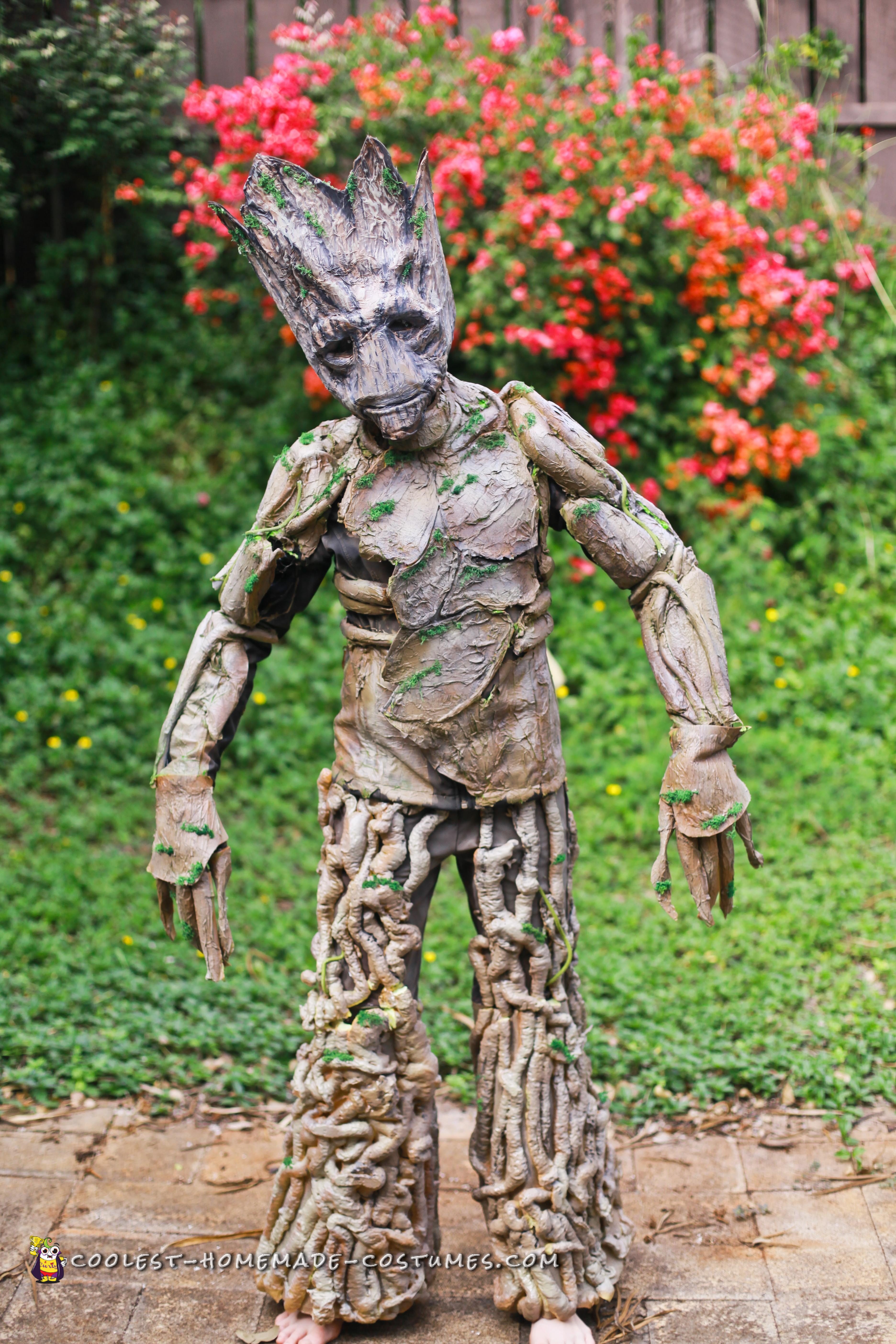 Awesome Groot Costume Made in Just Two Days!