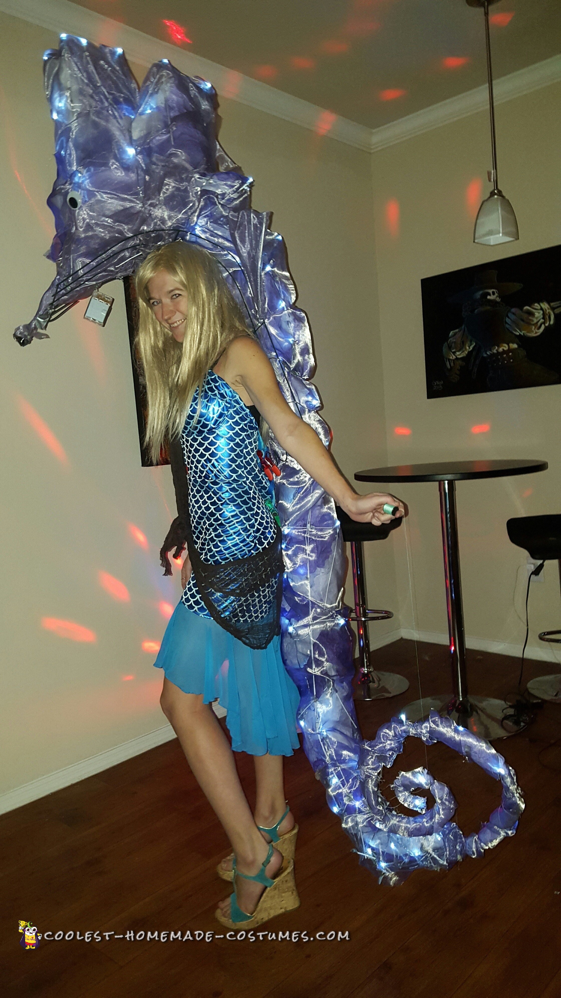 Insanely Awesome Light-Up Seahorse Costume!