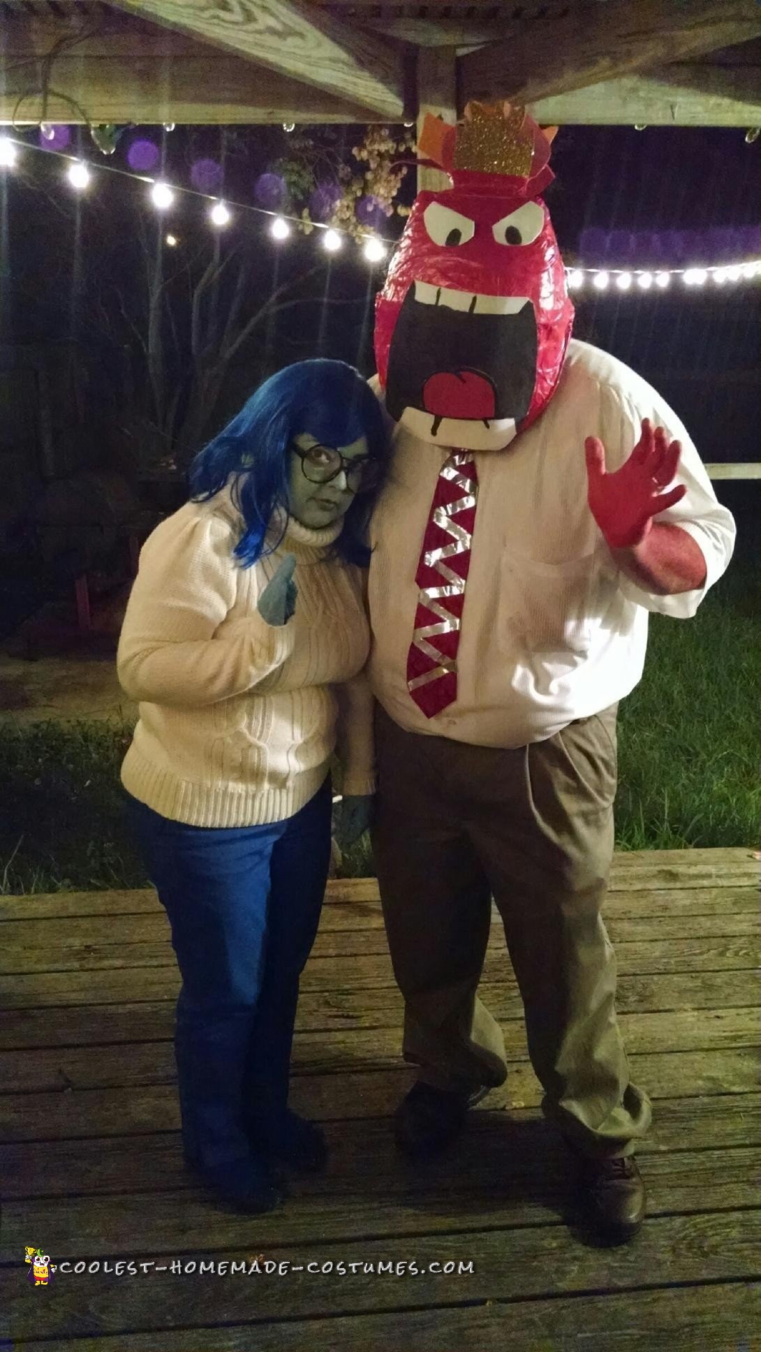 Cool Inside Out Costumes: Sadness and Anger