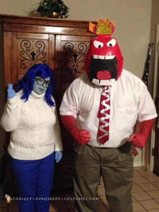 Cool Inside Out Costumes: Sadness and Anger