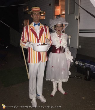 Mary Poppins and Bert Couple Costume