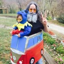 Jerry Garcia and his Dancing Bear Mom and Baby Costumes