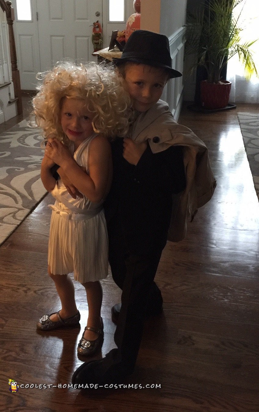 Kids Couple Costume: Marilyn Monroe and Frank Sinatra