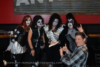 All-Girl Group Costume: KISS Rock Stars for a Day