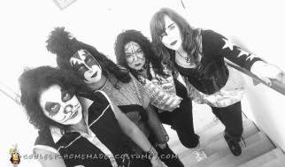 All-Girl Group Costume: KISS Rock Stars for a Day