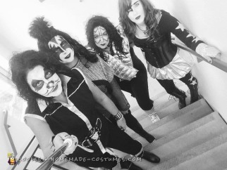 All-Girl Group Costume: KISS Rock Stars for a Day