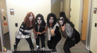 All-Girl Group Costume: KISS Rock Stars for a Day