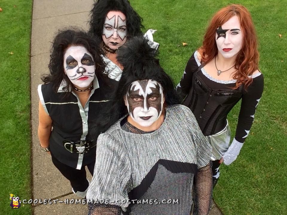 All-Girl Group Costume: KISS Rock Stars for a Day