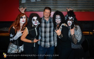 All-Girl Group Costume: KISS Rock Stars for a Day