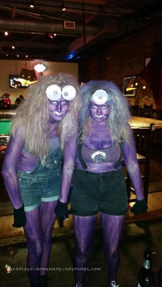 Last Minute DIY Evil Purple Minions Costumes