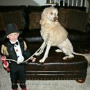 Cutest Toddler Lion Tamer Costume and Lion Dog