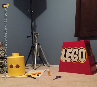 Little Lego Man Costume for Kids