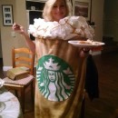 Starbuck's Latte Coffee Cup Costume