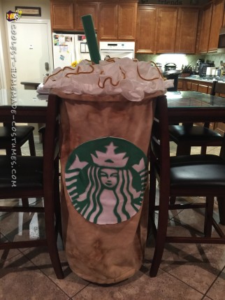 Starbuck's Latte Coffee Cup Costume