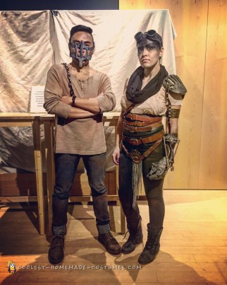 Mad Max and Imperator Furiosa with Bionic Arm Costume