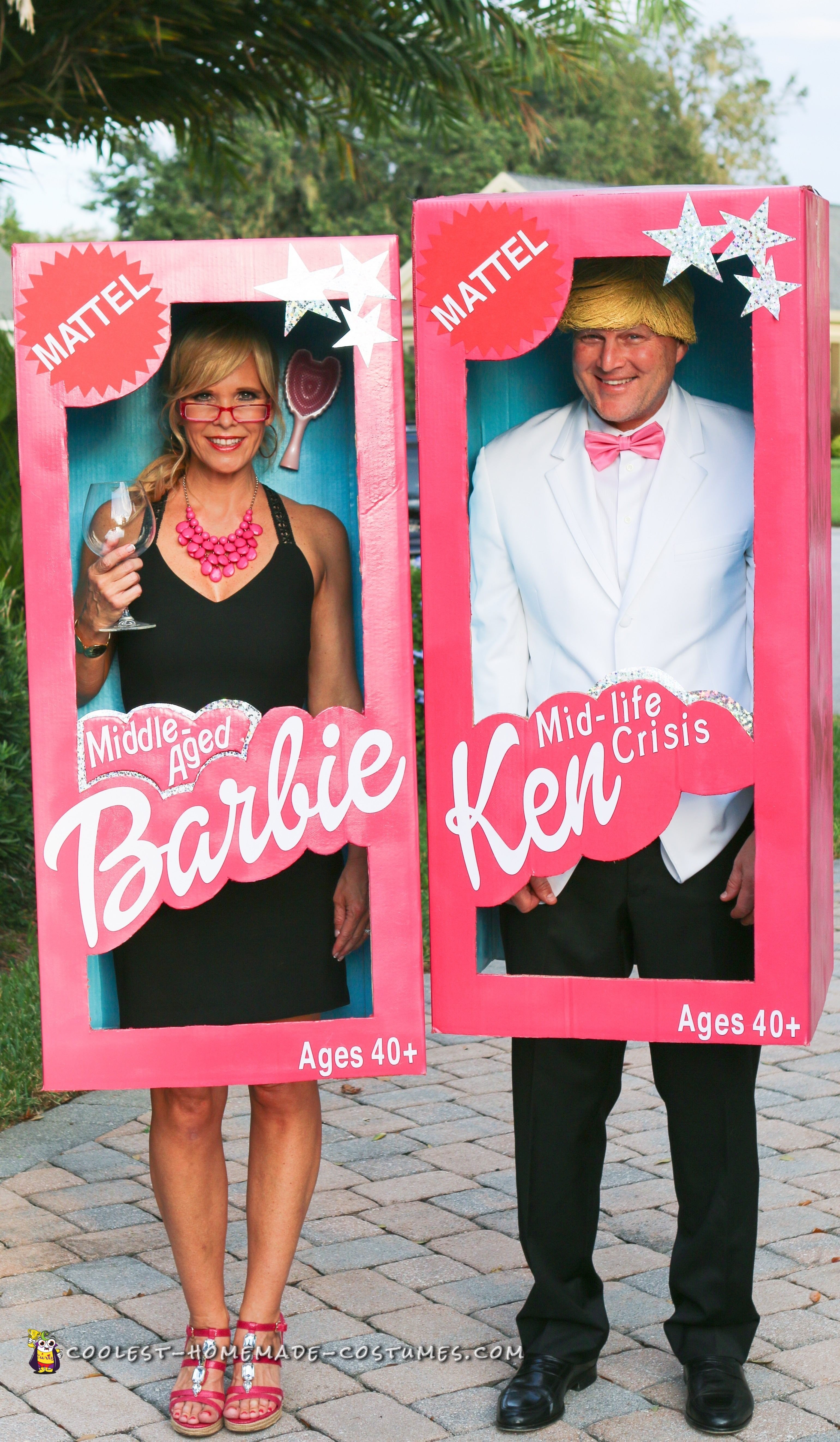 Kunstig Blive ved kabel Middle-Aged Barbie and Mid-Life Crisis Ken Couple Costume