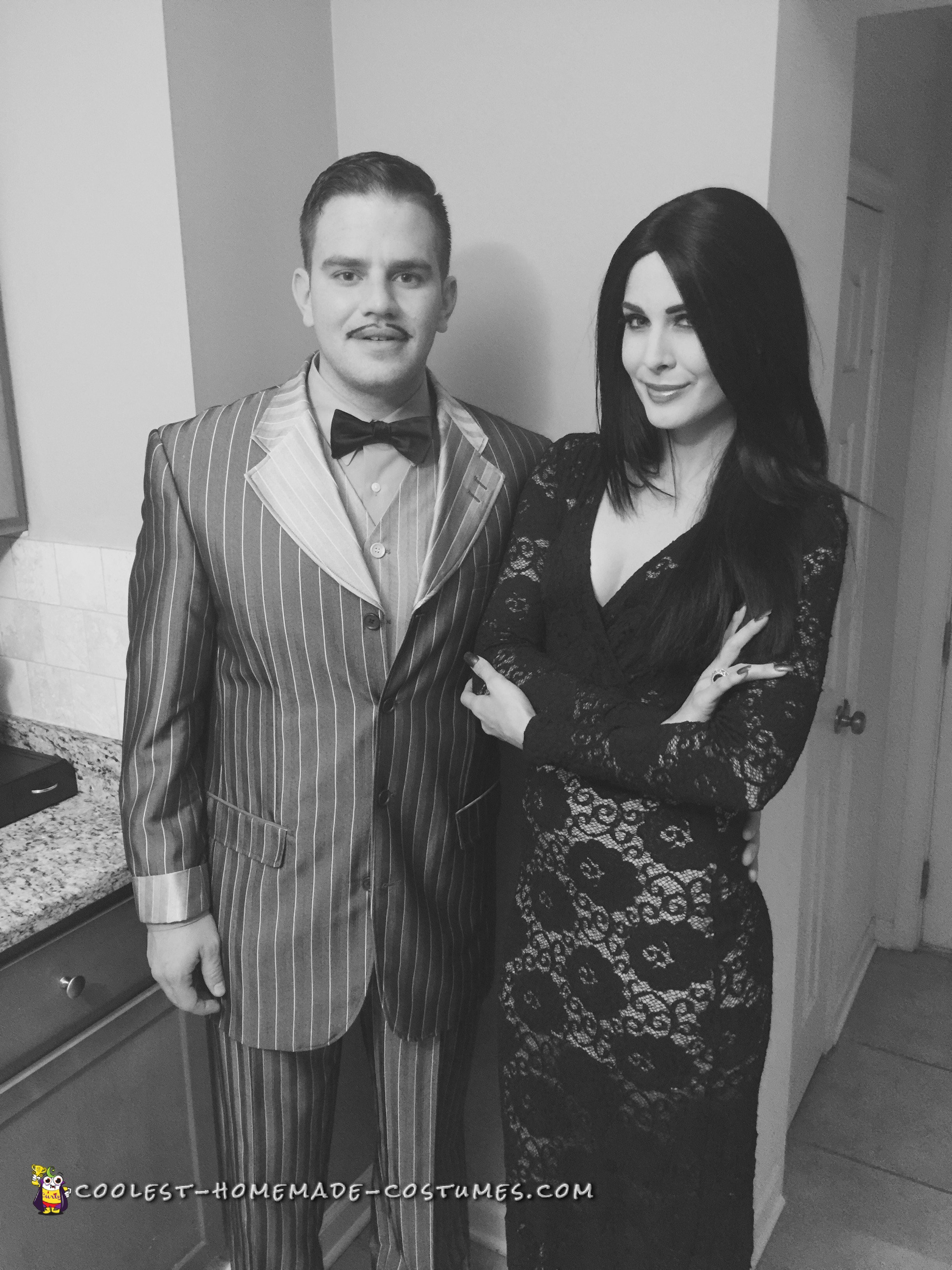 Morticia and Gomez Addams Couples Costume