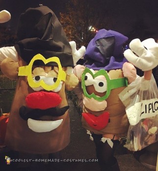 Mr. and Mrs. Potato Head Couple Costume