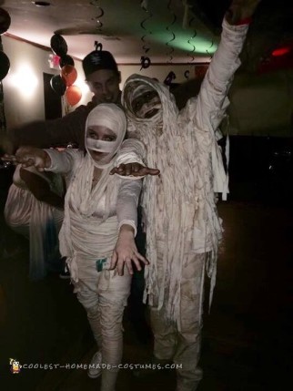 Mummy Madness Couple Costume