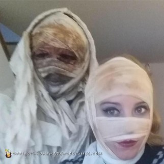 Mummy Madness Couple Costume