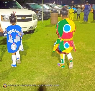 Google Chrome and Facebook Couple Costume