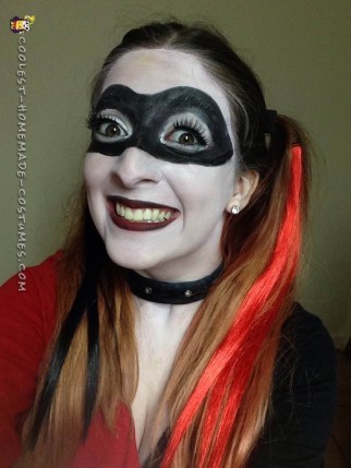 No-Sew Intricate Harley Quinn Costume