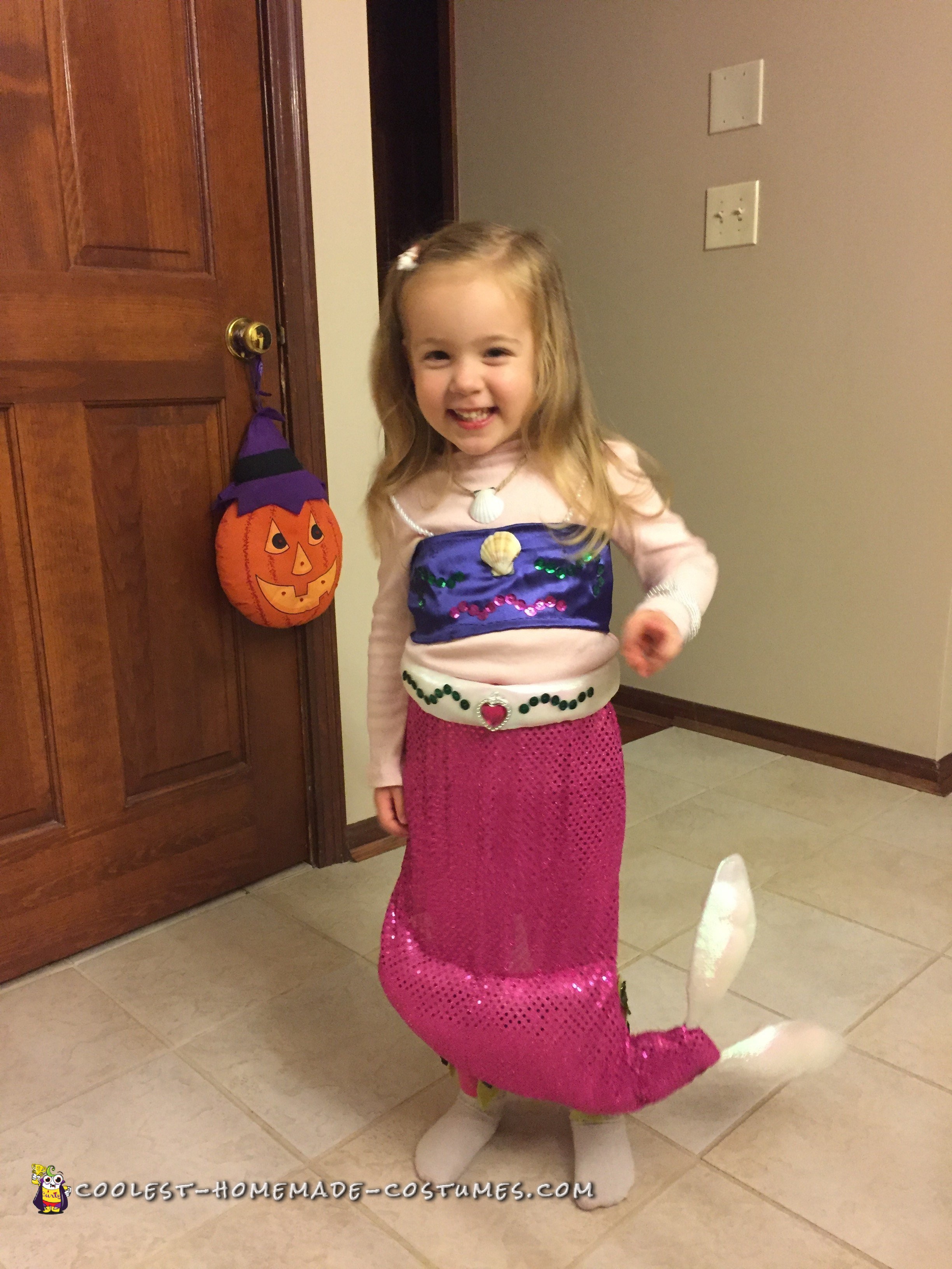 Our Little Mermaid in Costume