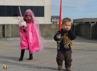 Cutest Ever Pink Darth Vader Costume