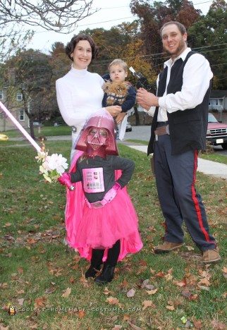 Cutest Ever Pink Darth Vader Costume