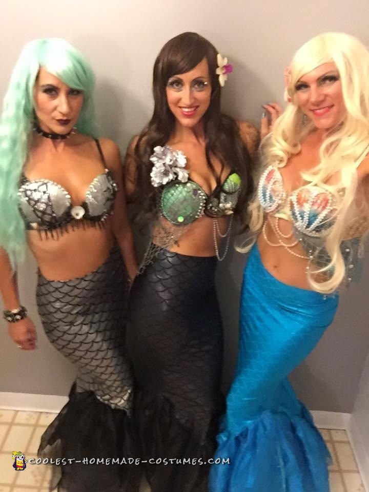 Pod of Sexy Mermaids - All Girl Group Costumes