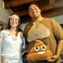 Poo and Toilet Paper Couple Costume