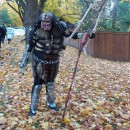 Predator Costume Made of Recycled Parts