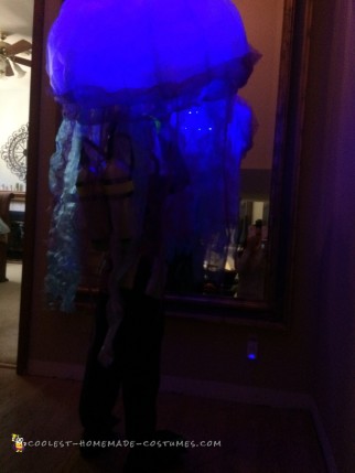 Scuba Diver Trapped by a Jellyfish Costume