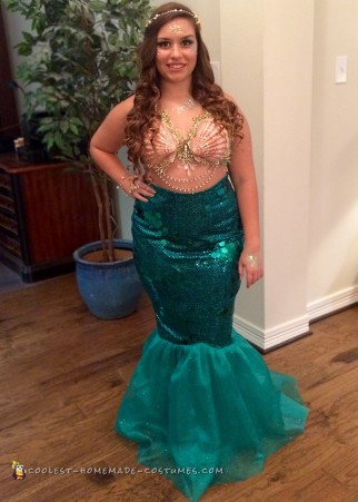 Pretty Sequin Mermaid Costume