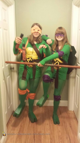 Shell Shocking Michaelangelo and Donatello Costumes