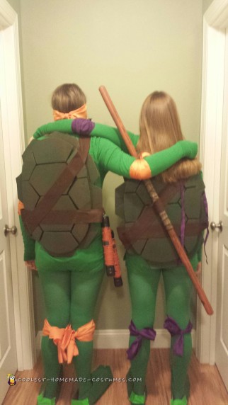 Shell Shocking Michaelangelo and Donatello Costumes