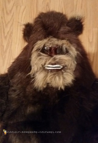 Homemade Star Wars Ewok Costume