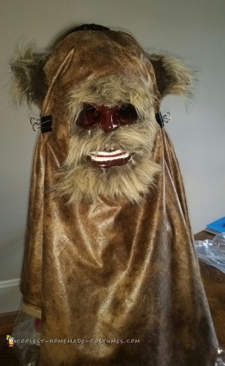 Homemade Star Wars Ewok Costume