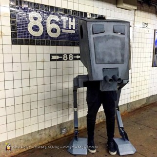 Coolest Ever Darth Star and AT-ST Couple Costume