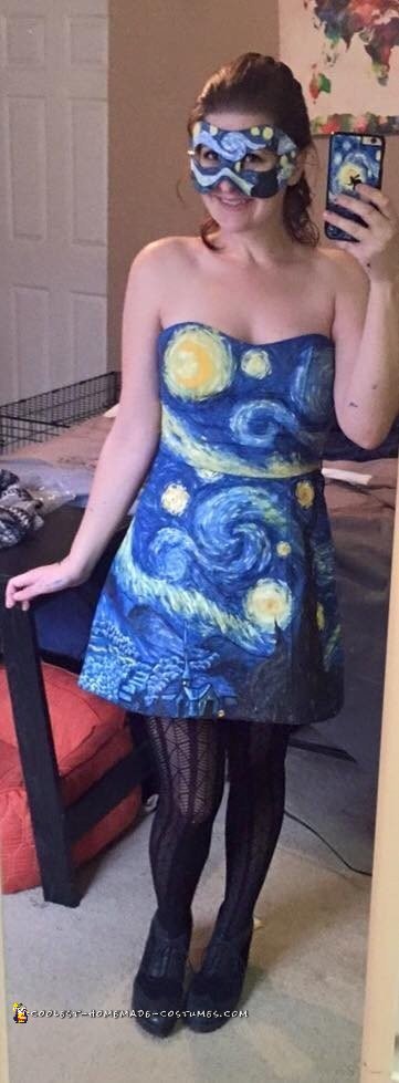 Starry Night Painting Costume