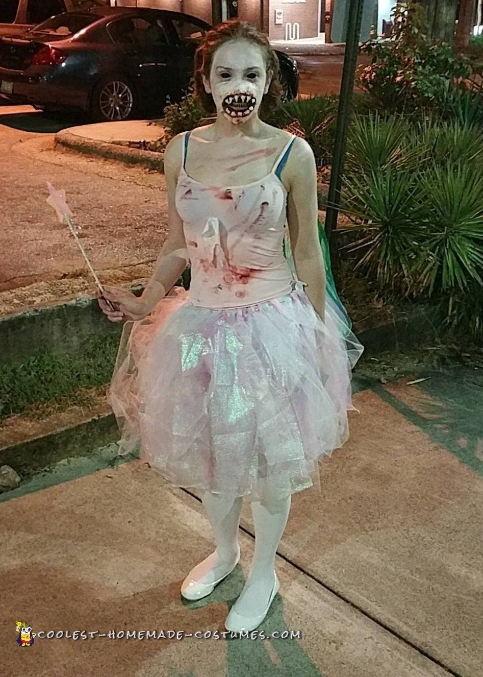Scary DIY Tooth Fairy Costume. 