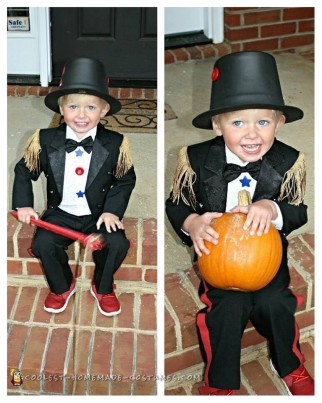 Cutest Toddler Lion Tamer Costume and Lion Dog