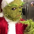 The Grinch Costume with Laytex Mask and Makeup