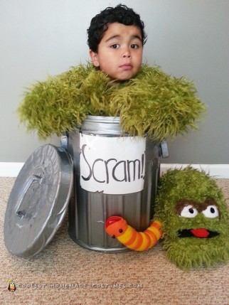 The Most Realistic Oscar the Grouch Costume Ever!