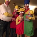 Coolest DIY Simpsons Family Costumes